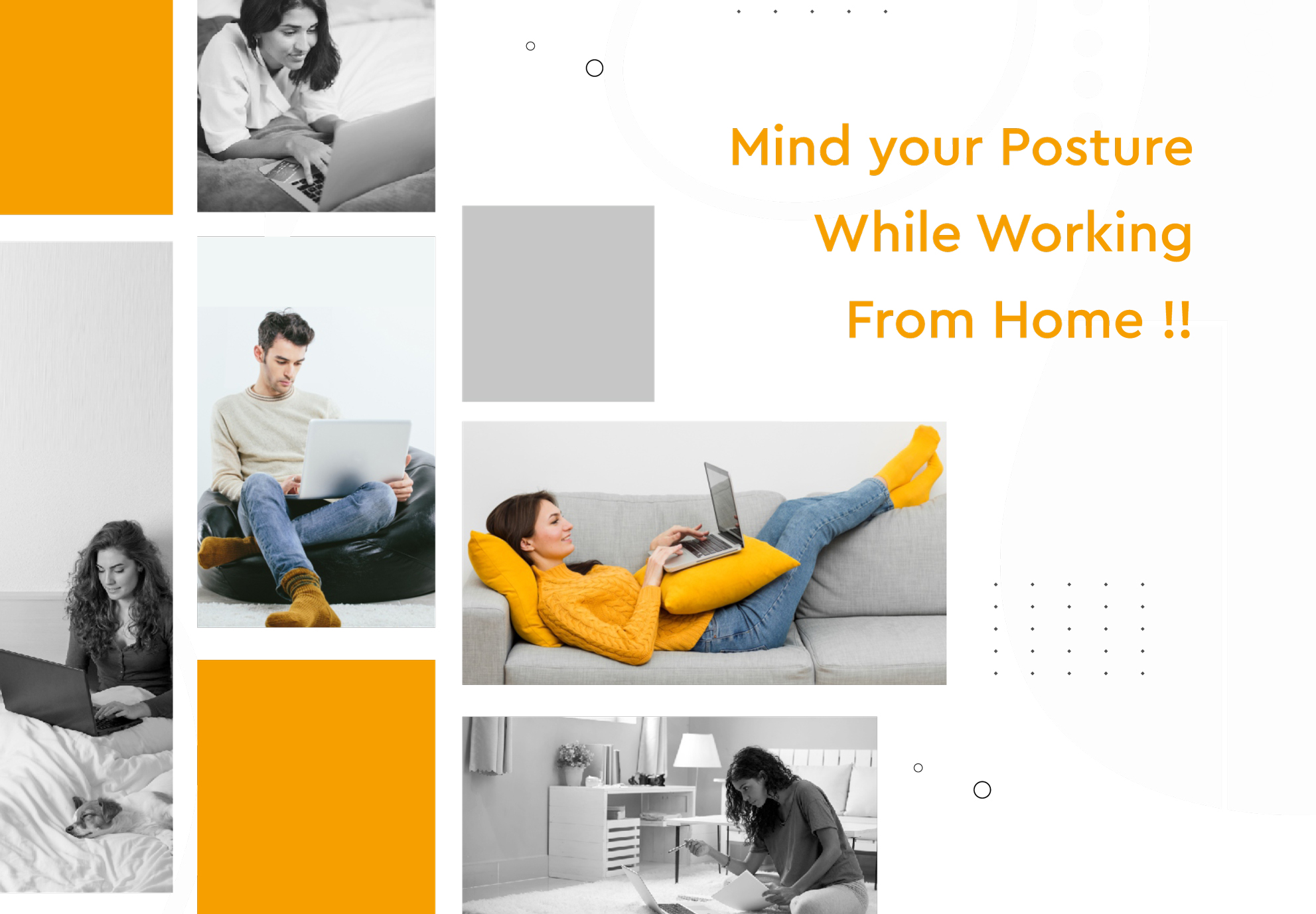 Good Sitting Posture for Working from Home