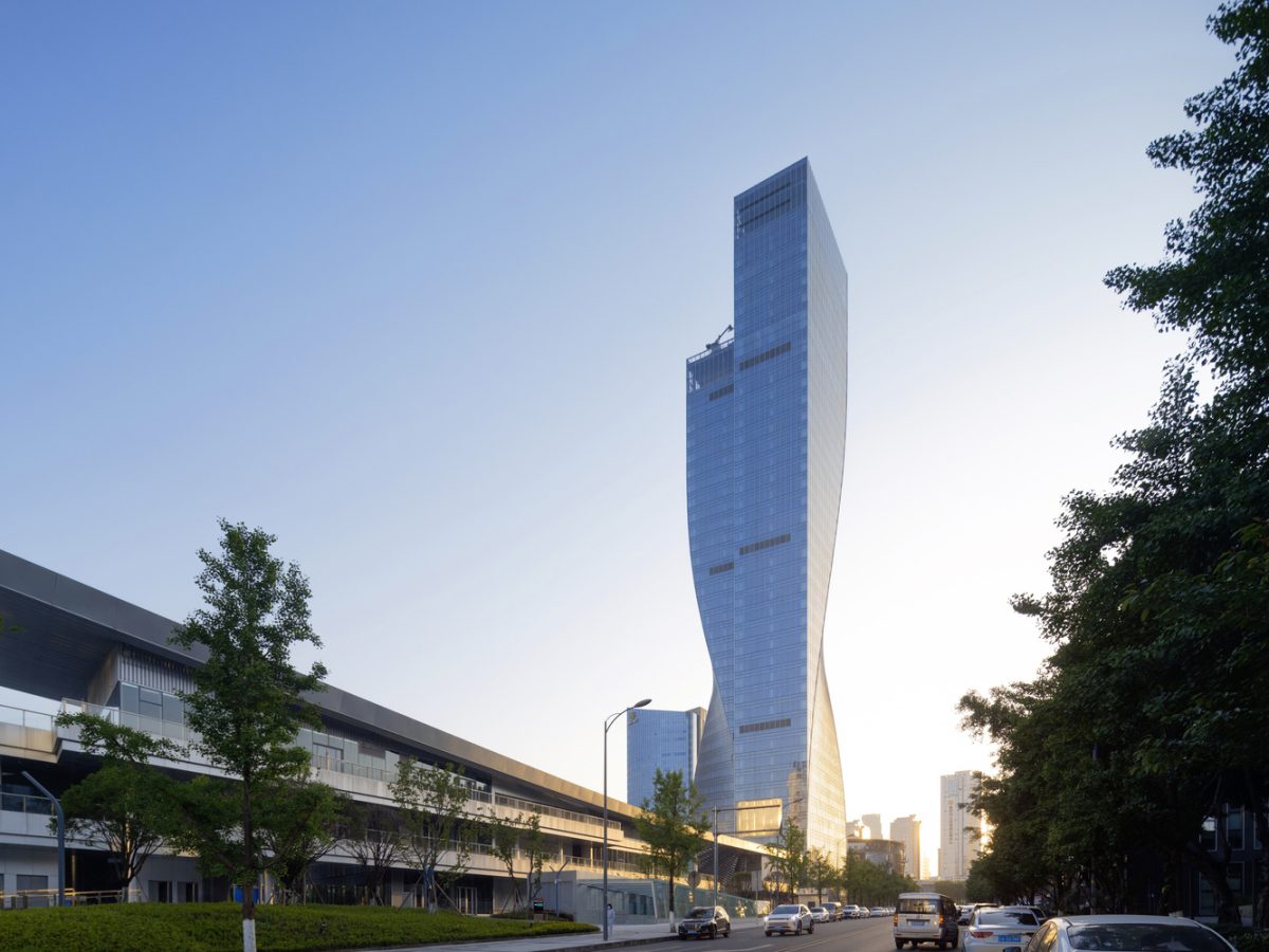 Commencing commercial curves - Chongqing Gaoke Group Office by Aedas ...