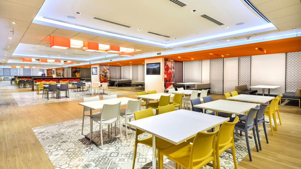 Peek into PepsiCo's vibrantly colored Gurugram office by Orbit Design ...