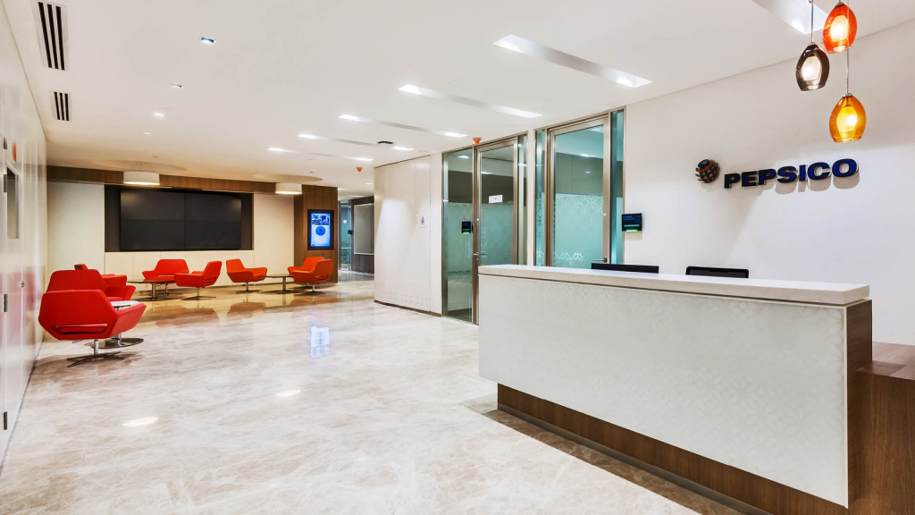 Peek into PepsiCo's vibrantly colored Gurugram office by Orbit Design ...