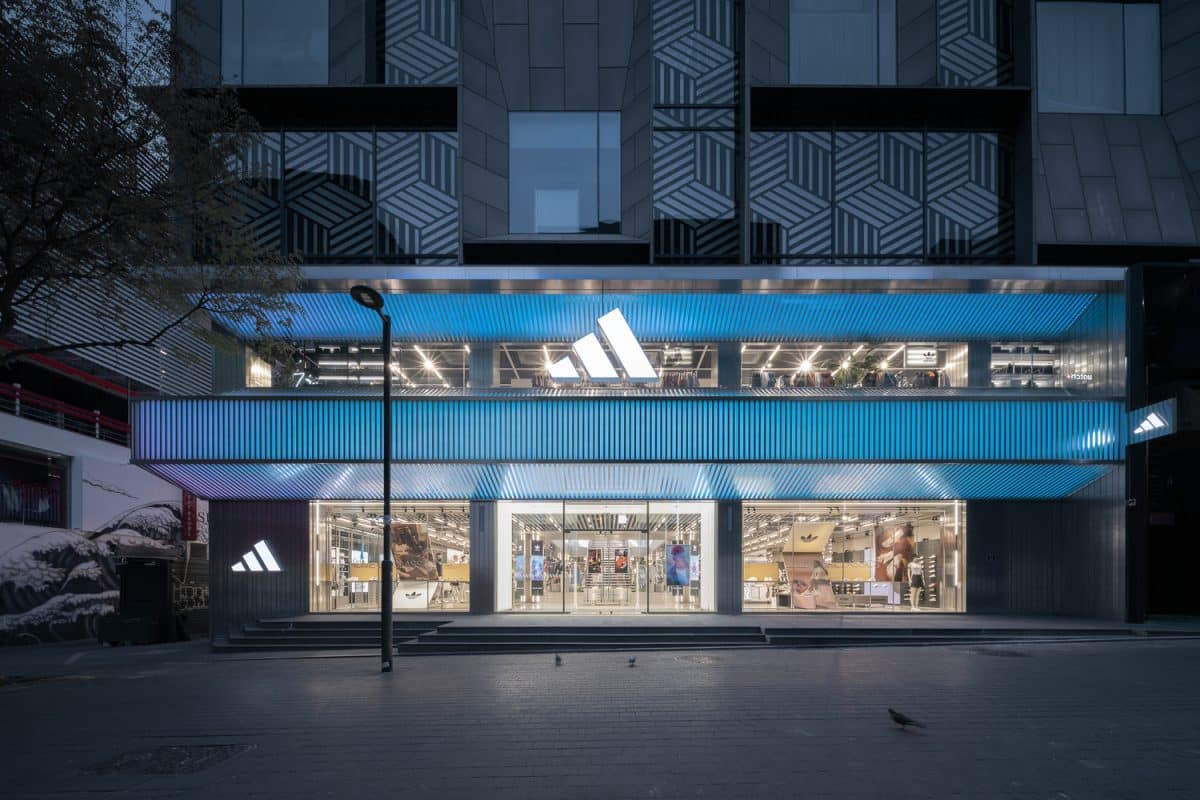 Adidas Asia Pacific Flagship Myeongdong s home of sport Designed by Various Associates Commercial Design India