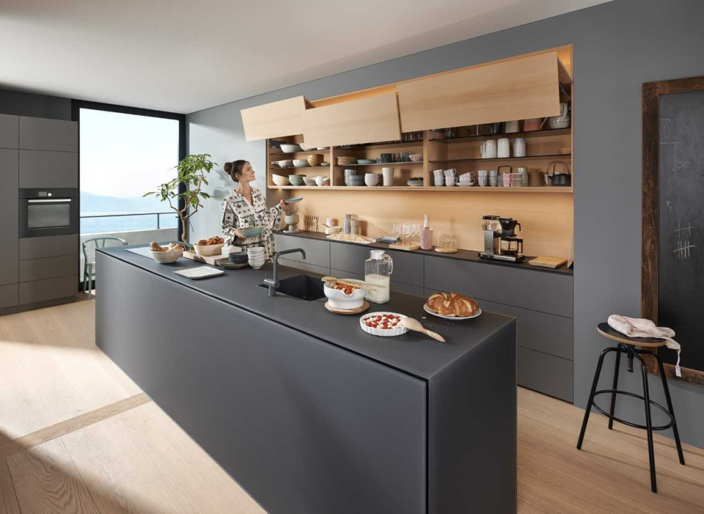 Experience effortless accessibility with Blum's AVENTOS Lift Up Wall ...